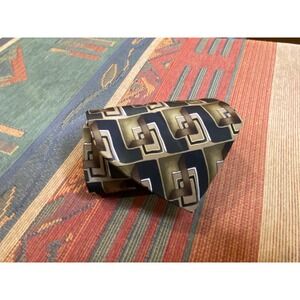 Facets Geometric Pattern Neck Tie Silk Men's Accessory